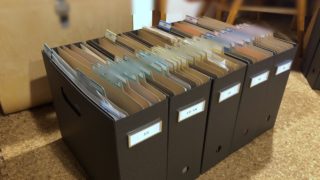 ホームファイリング バーチカルファイリング 書類整理
