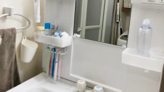 洗面所収納　収納グッズ　無印良品