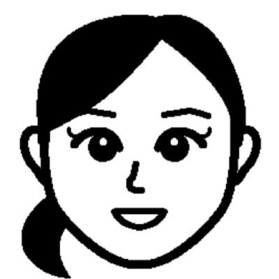 テプラLR30 似顔絵