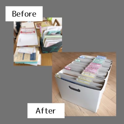 書類整理 お客様の声