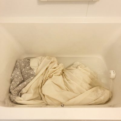 布団カバーの黄ばみ取り