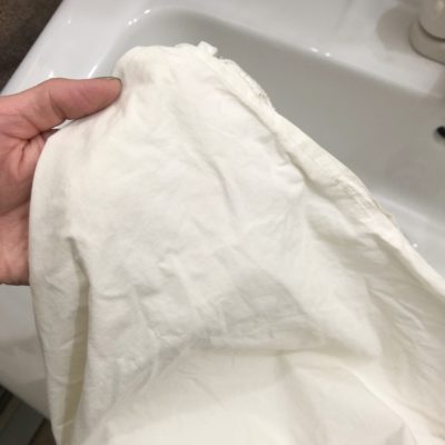 布団カバーの黄ばみ