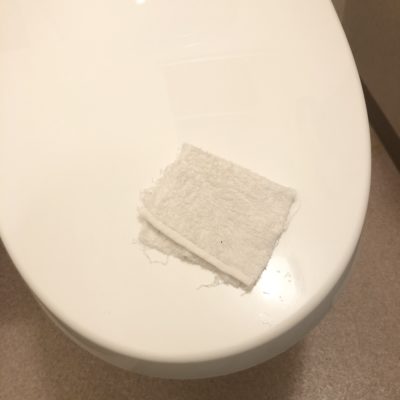ミニぞうきん トイレ掃除